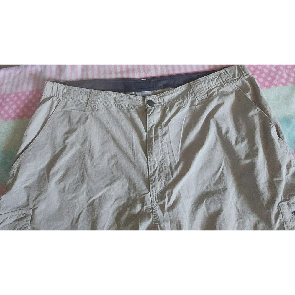 Columbia Sportwear Shorts Men 44,beige, Nylon, Polyester, Pockers,44 Inch Waist
